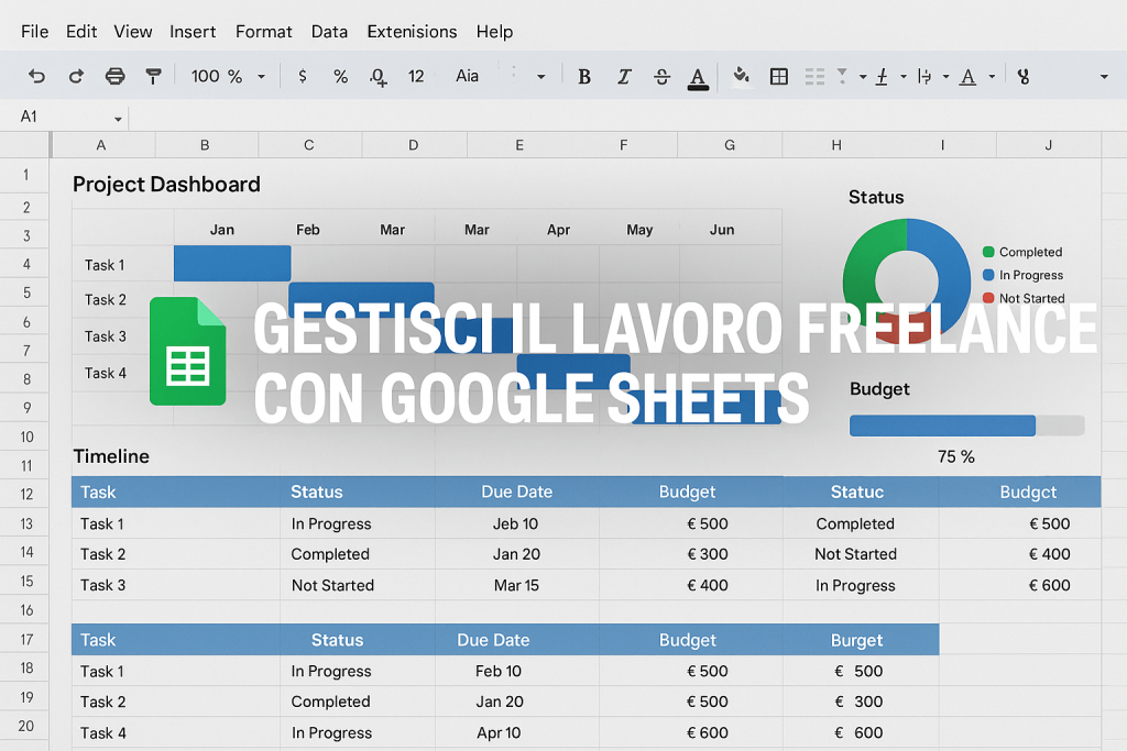 dashboard freelance con google sheet